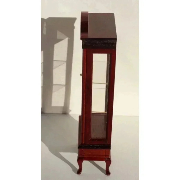 VINTAGE Dollhouse Display Cabinet Case Wood Vintage Concord Miniatures NOS - Picture 4 of 4